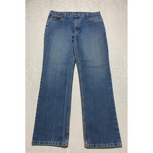 Carhartt Traditional Fit Jeans Mens 38x32 Medium Wash Blue Denim 101496 420